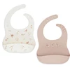 Image de Jollein Lot de 2 Bavoirs Silicone - Lovely Birds