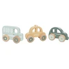 Image de Jollein Lot de 3 Voitures en Bois
