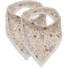 Image de Jollein Lot de 2 Bavoirs Bandana - Flower Fairies