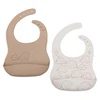 Image de Jollein Lot de 2 Bavoirs Silicone - Elephant Tales