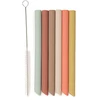 Image de Jollein Lot de 6 Pailles en Silicone - Multicolore