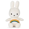 Image de Bon Ton Toys Lapin Miffy Brodé Blanc Cassé Rainbow - Petit