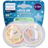 Image de Philips Avent Ultra Air Sucette +0m Air Night papillon/chenille