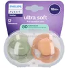 Image de Philips Avent Ultra Air Sucette +18m Soft terracotta/kaki