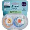 Image de Philips Avent Ultra Air Sucette +0m Air collection boy