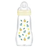Image de MAM Biberon Verre Colors of Nature Blanc - 260 ml