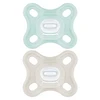 Image de MAM Lot de 2 Sucettes Comfort Silicone Bleu - 0/2 Mois