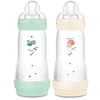 Image de MAM Lot de 2 Biberons Anti-coliques Easy Menthe et Coton - 320 ml