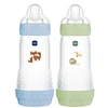 Image de MAM Lot de 2 Biberons Anti-coliques Easy Océan et Vert - 320 ml