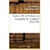 Image de Lettre à M. de Voltaire sur la tragédie de Catilina