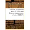 Image de Extrait de memoires du prince de talleyrand-perigord