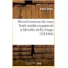Image de Recueil nouveau de vieux noels inedits en patois de la meurthe et des vosges Louis Jouve