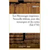 Image de Les mensonges imprimez. nouvelle edition, avec des remarques et des notes Voltaire