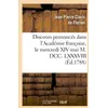 Image de Discours prononcés dans l'Académie françoise, le mercredi XIV mai M. DCC. LXXXVIII : , à la réception de M. Florian Michel-Jean Sedaine, Jean-Pierre Claris De Florian