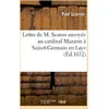 Image de Lettre de M. Scaron envoyée au cardinal Mazarin à Sainct-Germain en Laye. En vers burlesques Paul Scarron