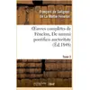 Image de Oeuvres complètes de Fénelon, Tome 2 De summi pontificis auctoritate Francois De Fenelon