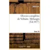 Image de Oeuvres complètes de Voltaire. Tome 24, Mélanges T3 Voltaire