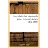 Image de Inventaire des manuscrits grecs de jean lascaris