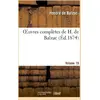 Image de Oeuvres complètes de H. de Balzac Tome 19 Honoré De Balzac
