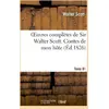 Image de Oeuvres complètes de Sir Walter Scott. Tome 81 Contes de mon hôte. T1 Walter Scott