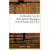 Image de Le rendez-vous du parc, poeme herotique en iv. chants