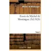 Image de Essais Michel De Montaigne
