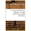 Image de Le neveu de Rameau, dialogue, ouvrage posthume et inédit (édition 1821) Johann Wolfgang Von Goethe