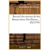 Image de Recueil des oeuvres de feu bonaventure des periers (ed.1544)