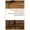 Image de Sonnets franc-comtois inedits, ecrits au commencement du xviie siecle (ed.1892) Collectif