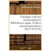 Image de Catalogus codicum manuscriptorum bibliothecae regiae. codices manuscriptos latinos (ed.1739-1744)