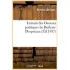 Image de Extraits des oeuvres poetiques de boileau-despreaux (ed.1887) Nicolas Boileau