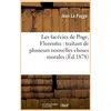 Image de Les facecies de poge, florentin : traitant de plusieurs nouvelles choses morales (ed.1878)