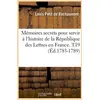 Image de Memoires secrets pour servir a l'histoire de la republique des lettres en france. t19 (ed.1783-1789)