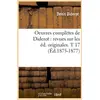 Image de Oeuvres complètes de Diderot - revues sur les éditions originales Tome 17 (édition 1875-1877) Denis Diderot