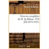 Image de Oeuvres complètes de H. de Balzac Tome 18 (édition 1853-1855) Honoré De Balzac