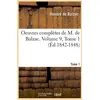Image de Oeuvres complètes de H. de Balzac volume 9 Tome 1 (édition 1842-1848) Honoré De Balzac