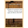 Image de L'epistre de monsieur saint estienne, chantee en son eglise de reims