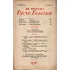 Image de La nouvelle revue francaise t.190