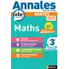 Image de Annales ABC du brevet - Sujets non corrigés : Maths - 3e (édition 2027) Gilles Mora, Carole Feugère