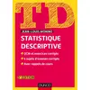 Image de TD de statistique descriptive - 5e éd. - QCM et exercices corrigés, 4 sujets d'examen corrigés... Jean-Louis Monino