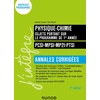 Image de Physique-Chimie sujets portant sur le programme de 1re année, Annales corrigées, PCSI-MPSI-MP2I-PTSI Tom Morel, Rachel Comte