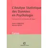 Image de L'Analyse Statistique des Données en Psychologie - Concepts et méthodes de base Denis Corroyer
