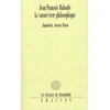 Image de Le savoir-vivre philosophique - Empédocle, Socrate et Platon Jean-François Balaudé