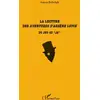 Image de Lecture des aventures d'Arsene Lupin - du jeu au "je" Anissa Bellefqih