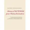 Image de Menus d'automne pour l'hémochromatose Cédric Menard