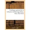 Image de Catalogue général de la Librairie de Bossange frères, Paris