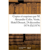 Image de Copies et esquisses par M. Alexandre Colin d'après les tableaux des musées de Madrid, Florence, Rome