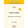 Image de Chimie des solutions - résumés de cours et exercices corrigés (3e édition) Paul-Louis Fabre