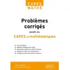 Image de Problèmes corrigés posés au CAPES de mathématiques Jean Franchini, Jean-Cclaude Jacquens