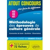 Image de Méthodologie des épreuves de culture générale - Contraction de texte, Synthèse, Dissertation - Concours d'entrée des écoles de commerce, prépas ECS, ECE et ECT - 72 fiches Sophie Statius